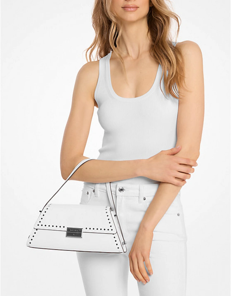 Ludlow Medium Studded Leather Shoulder Bag