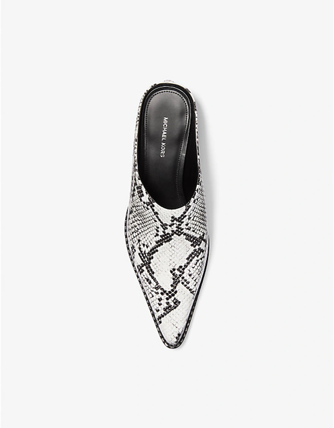 Nash Snake Embossed Leather Mule