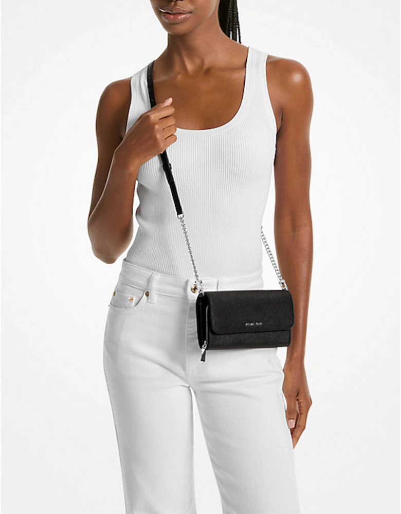 Jet Set Large Saffiano Leather 2-in-1 Convertible Crossbody Bag