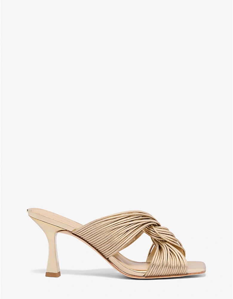 Alessia Metallic Mule Sandal