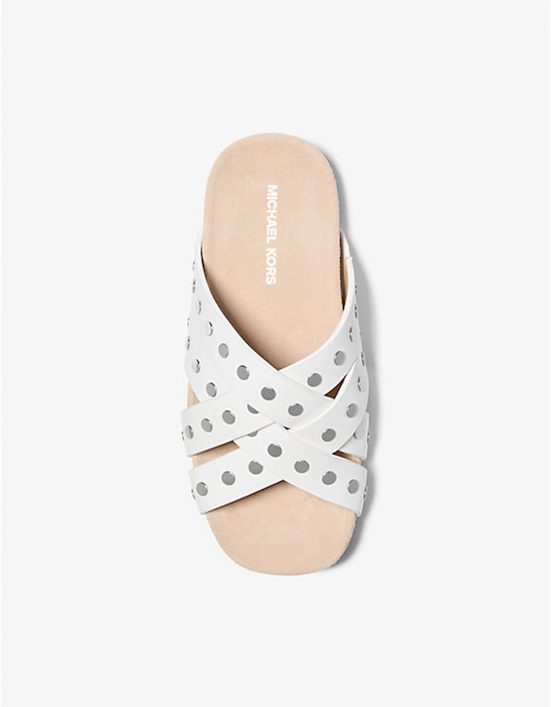 Irene Studded Leather Flat Sandal