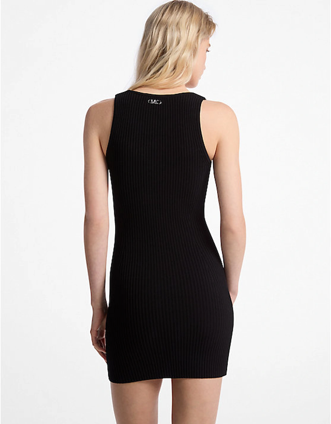 Ribbed Stretch Viscose Tank Dress