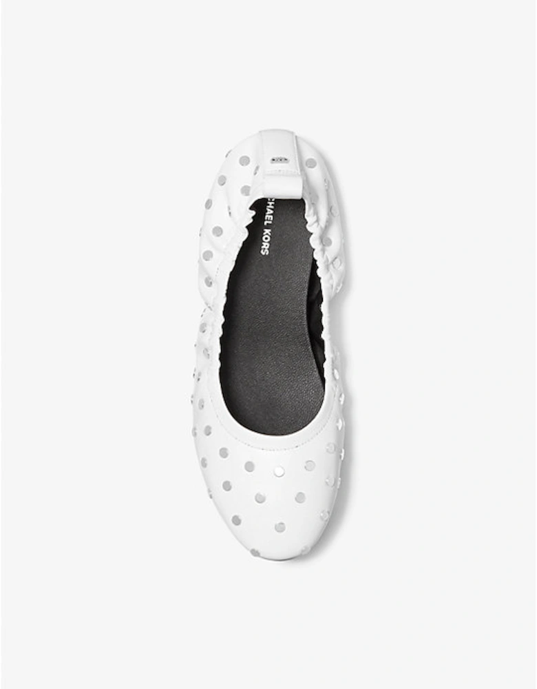 Amy Studded Leather Ballet Flat