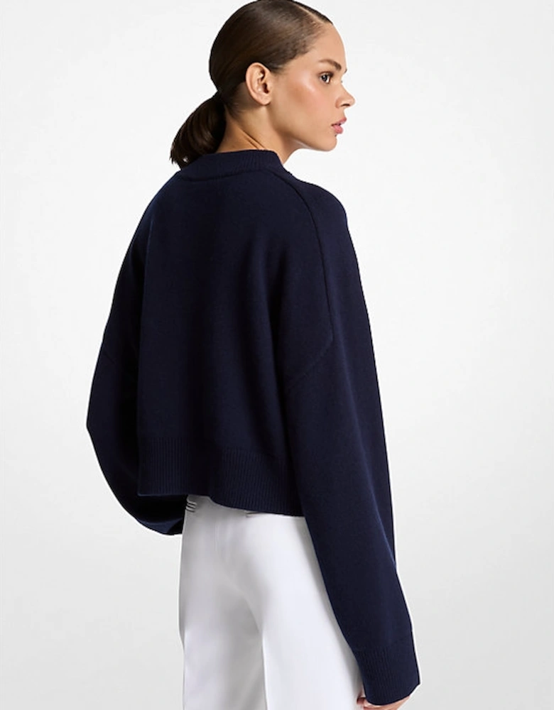 Cashmere Varsity Sweater