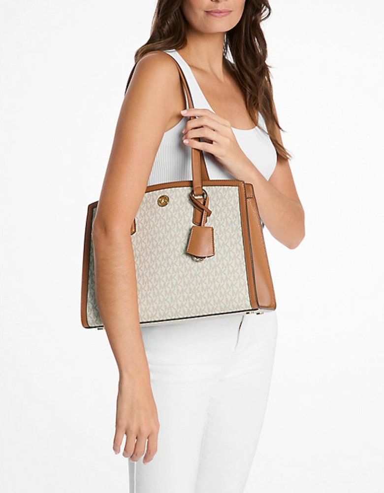 Chantal Medium Signature Logo Tote Bag