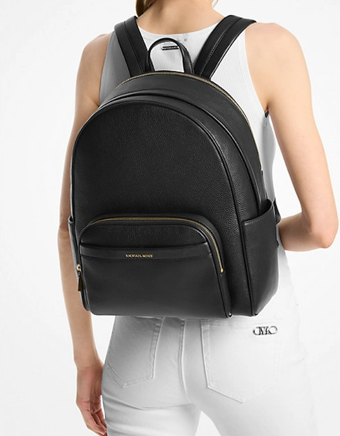 Bex Large Pebbled Leather Backpack