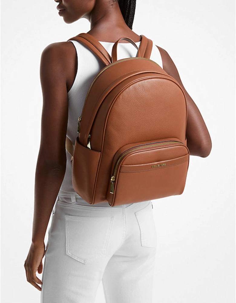 Bex Large Pebbled Leather Backpack