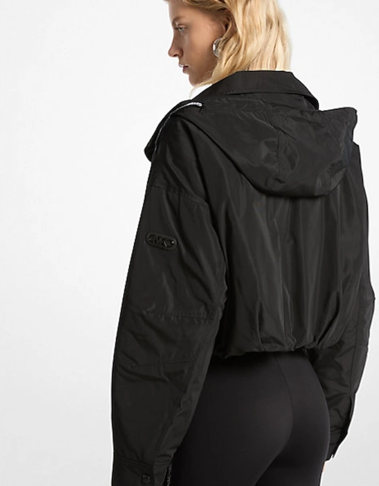 Cropped Hooded Jacket
