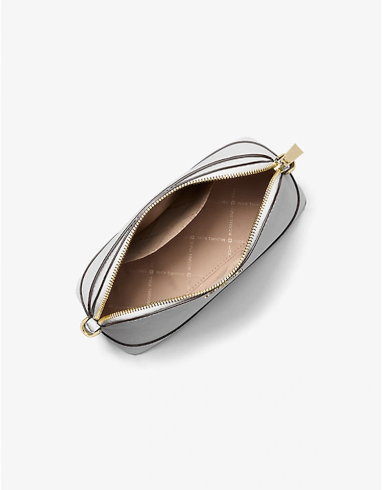Large Saffiano Leather Dome Crossbody Bag