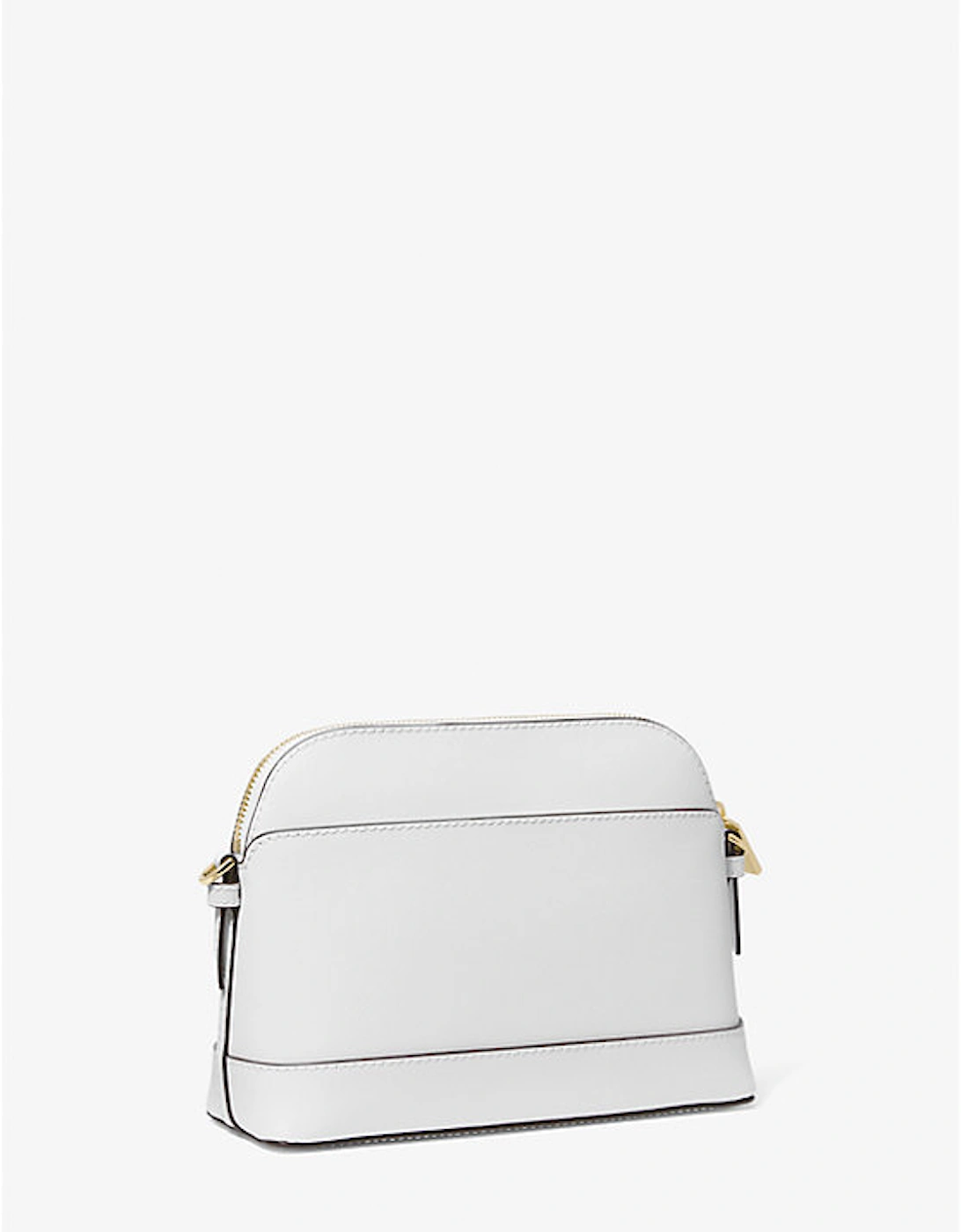 Large Saffiano Leather Dome Crossbody Bag