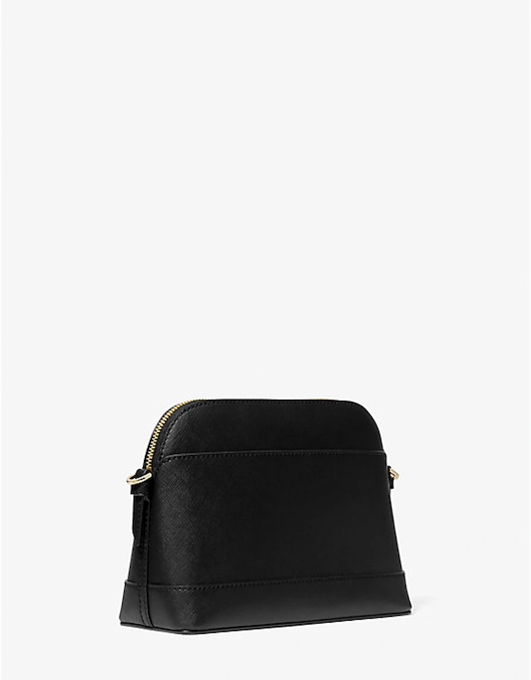 Large Saffiano Leather Dome Crossbody Bag