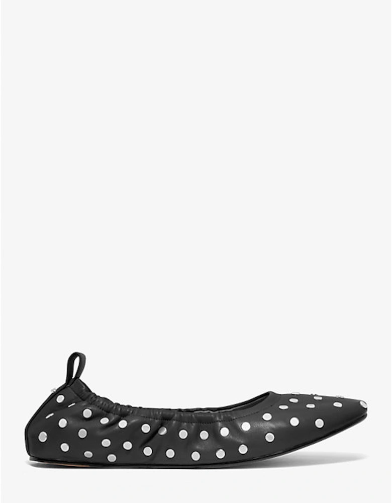 Amy Studded Leather Ballet Flat