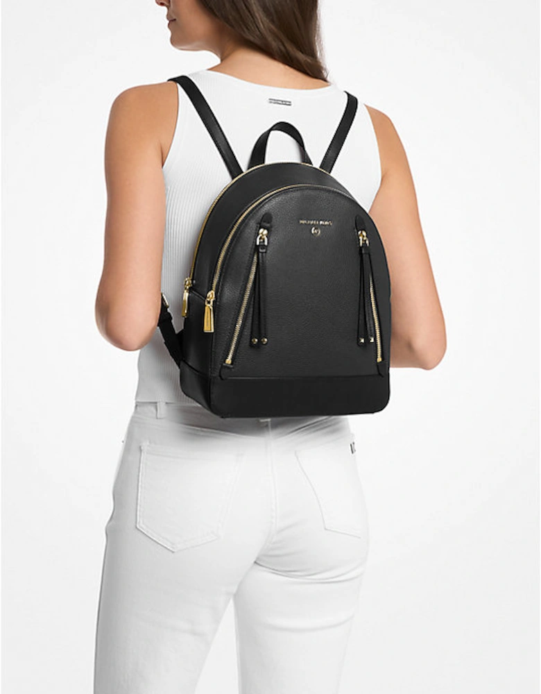 Brooklyn Medium Pebbled Leather Backpack