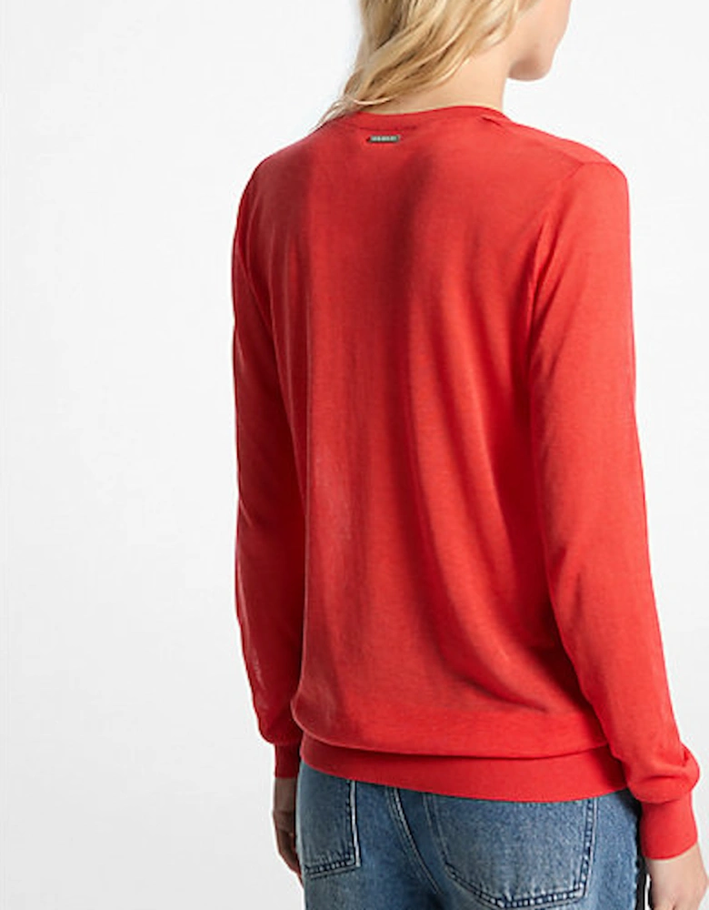 Silk Blend V-Neck Sweater