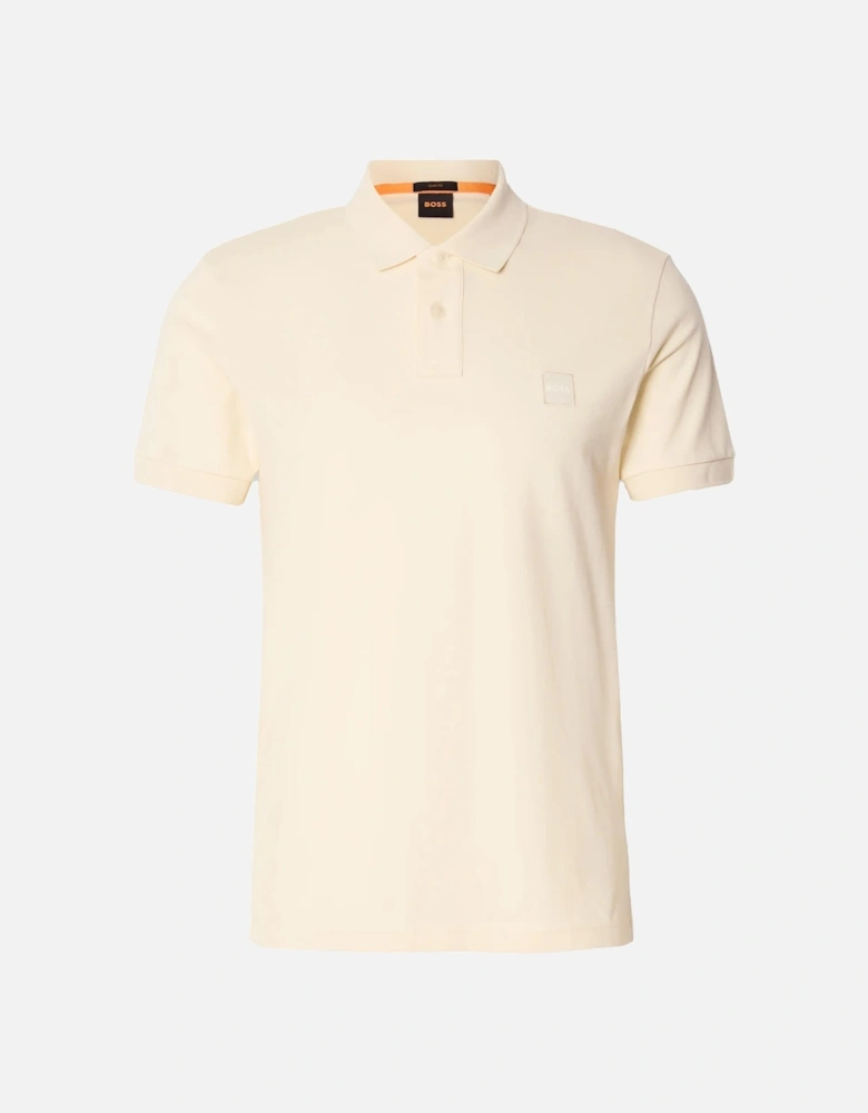 BOSS Slim Fit Passenger Polo Shirt Open Yellow