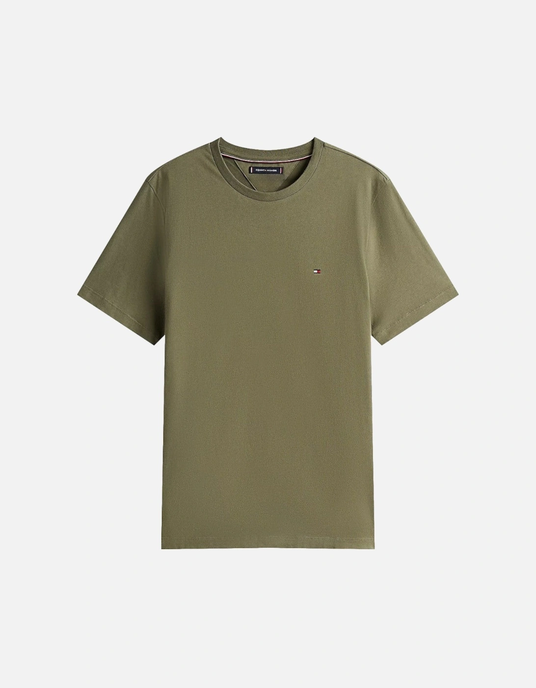 Ess Reg Fit Solid T-Shirt PLI Battle Green, 4 of 3