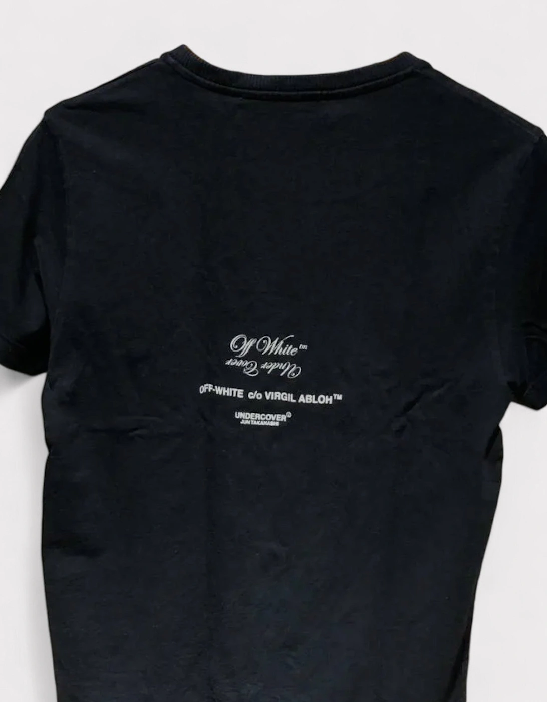 x Undercover Apple Print T Shirt Black