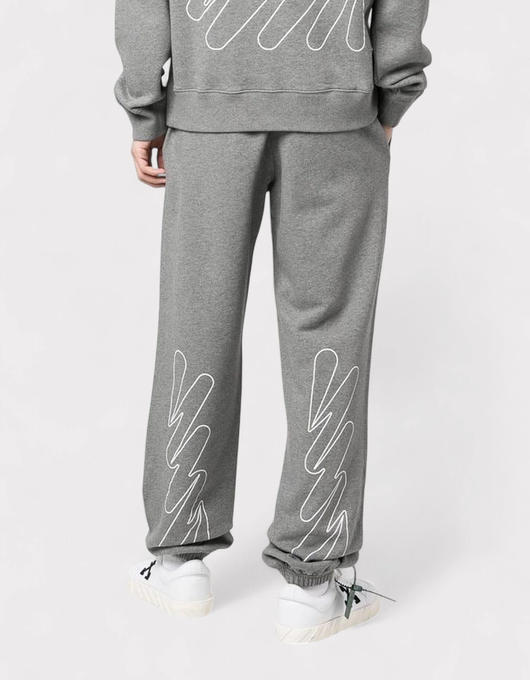 Wave Diagonal Sweatpant Grey