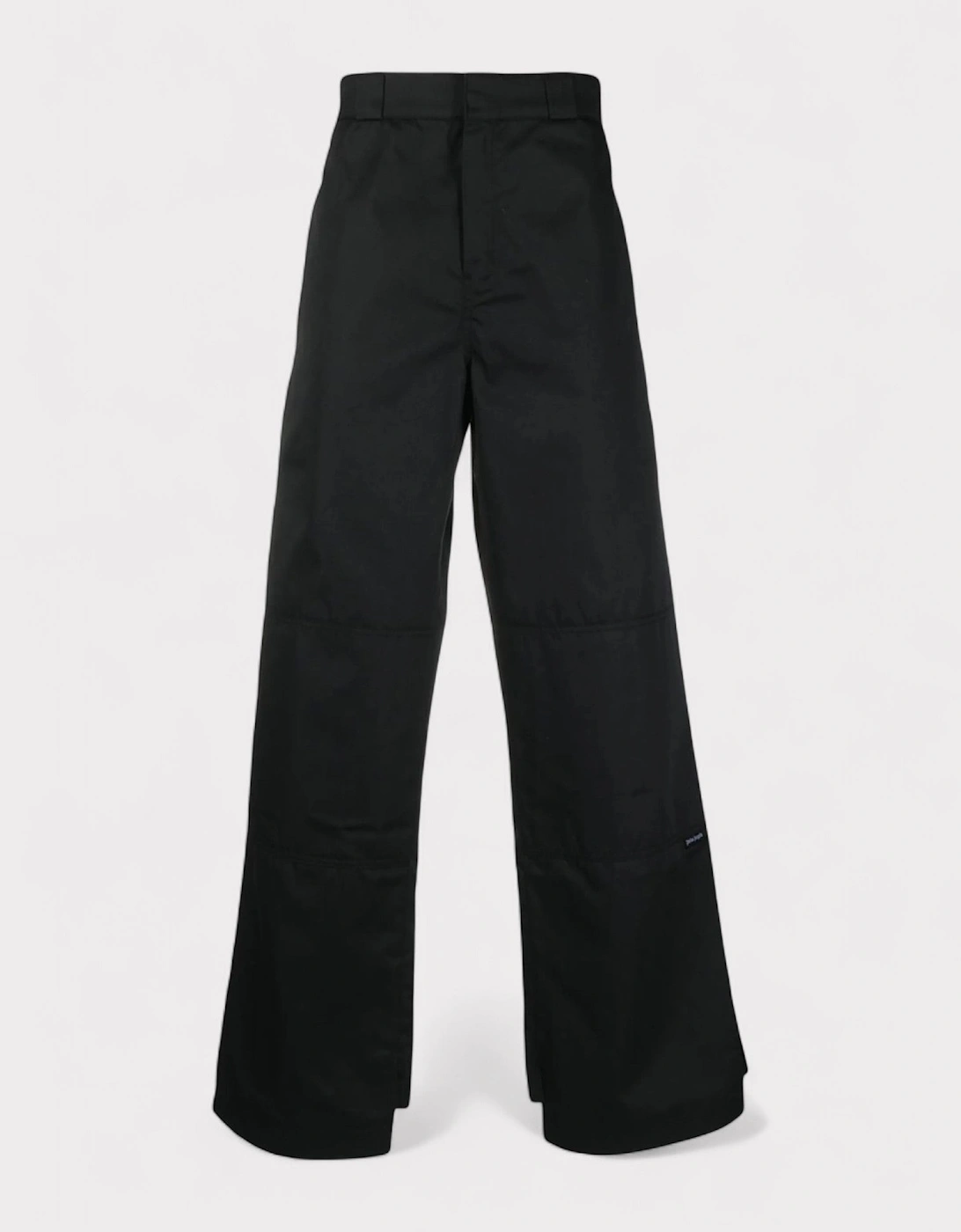 Palm Angels Men's Black Reversed Waistband Chino Trouser  33/32 M