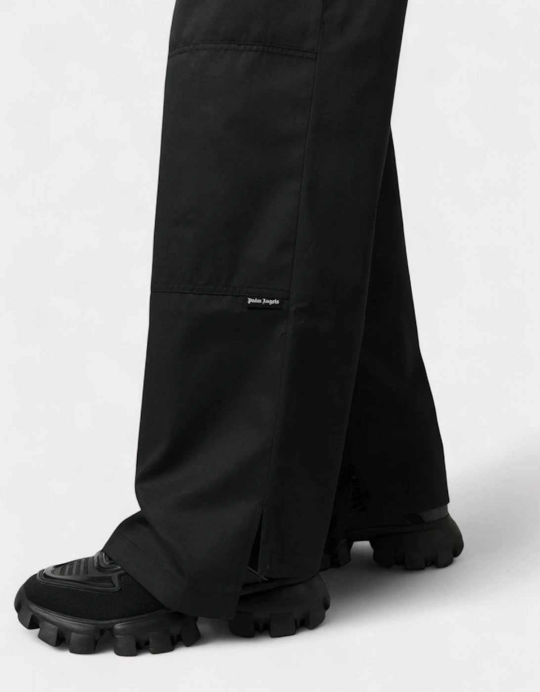 Reversed Waistband Chino Trouser Black