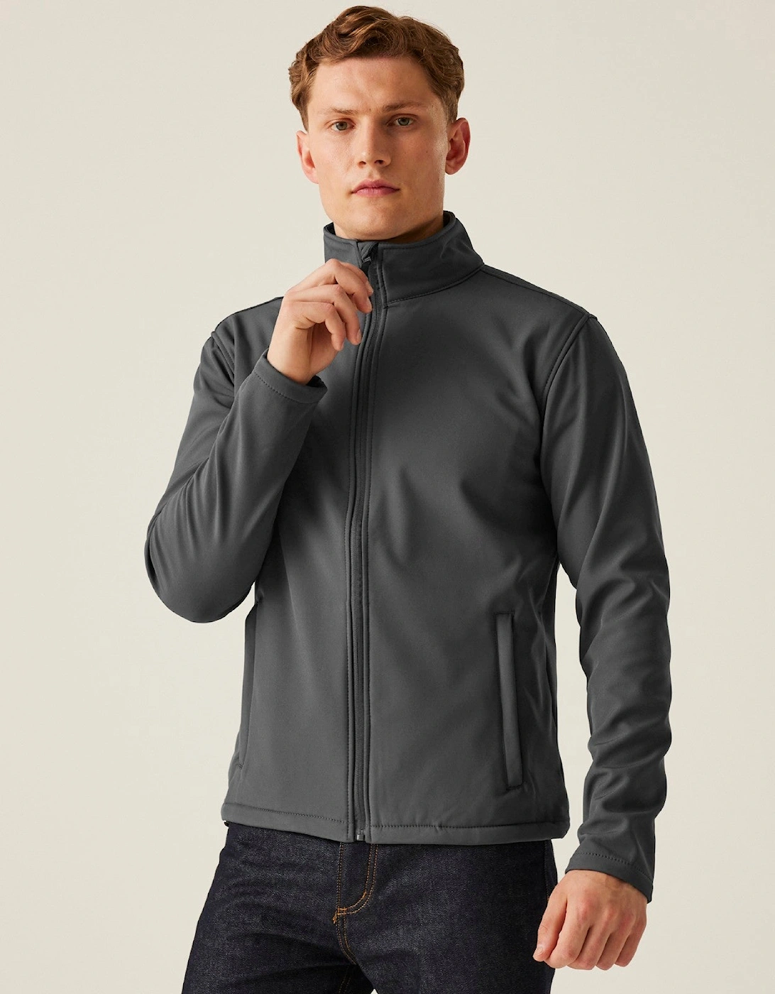 Professional Mens Reid Softshell Jacket, 2 of 1