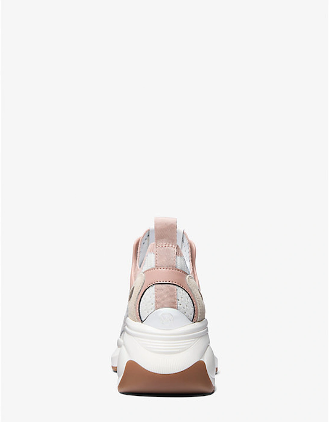 Zuma Color-Block Leather and Mesh Trainer