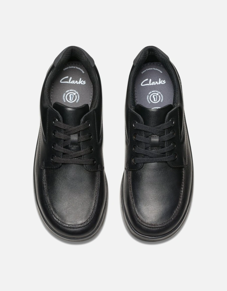 Keelan Flare Y Boys Senior School Shoes