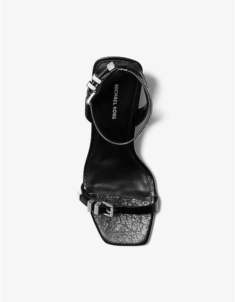 Darrington Crackled Leather Sandal