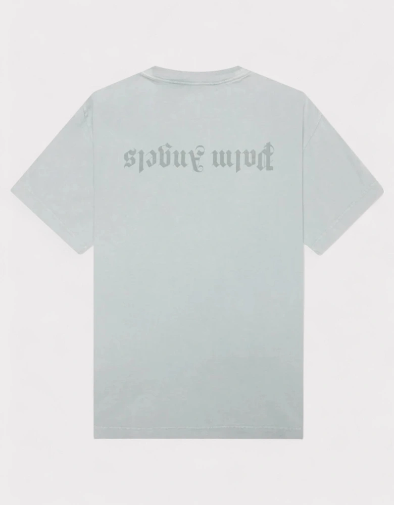 Reverse Logo T Shirt Light Grey