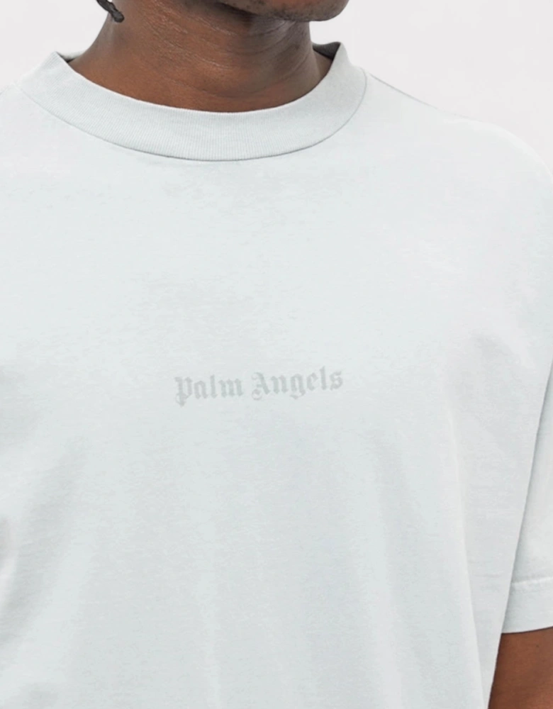 Reverse Logo T Shirt Light Grey