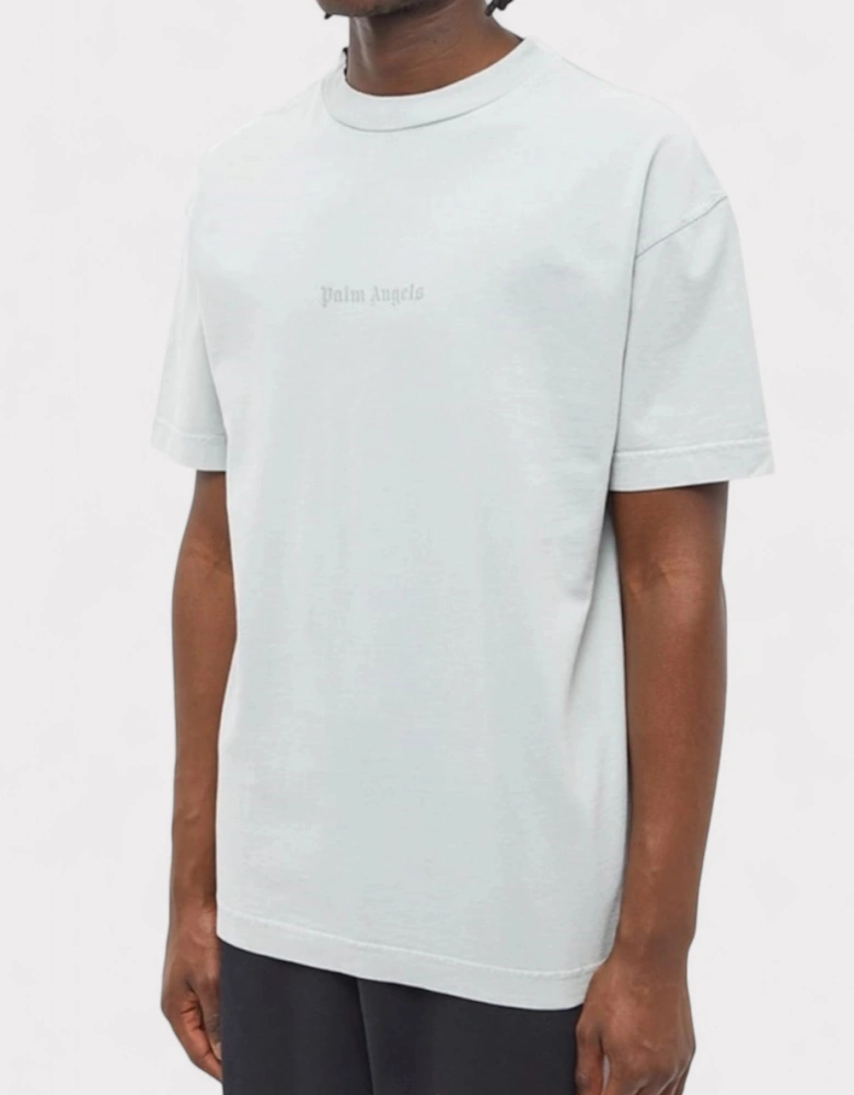 Reverse Logo T Shirt Light Grey