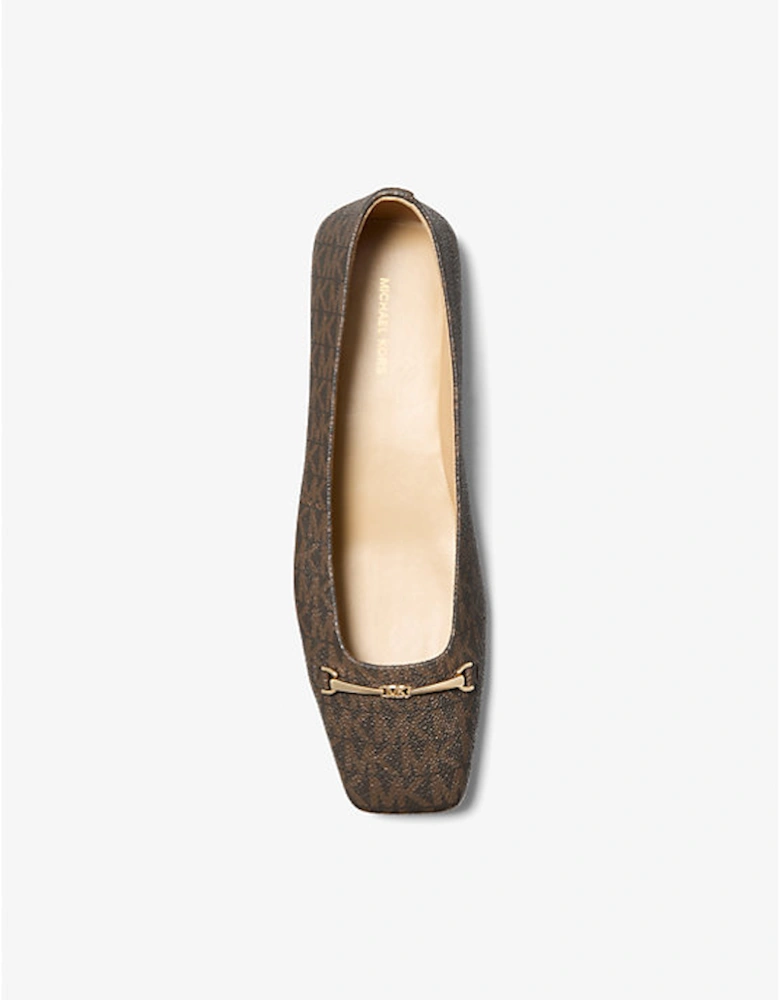 Lena Signature Logo Ballet Flat