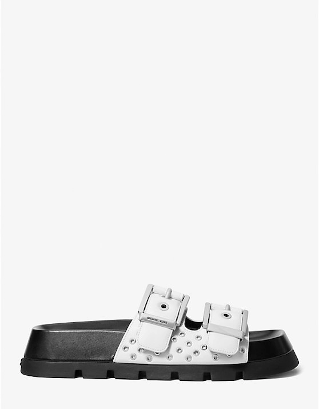 Colby Grommeted Leather Flat Sandal
