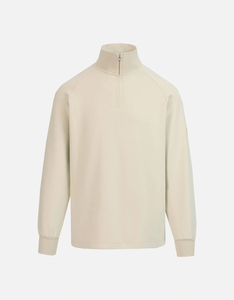 Interlock Quarter Zip Stone