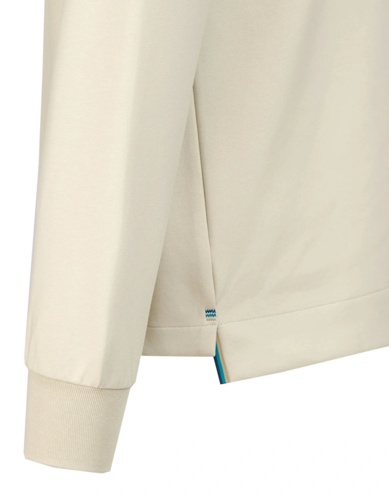 Interlock Quarter Zip Stone