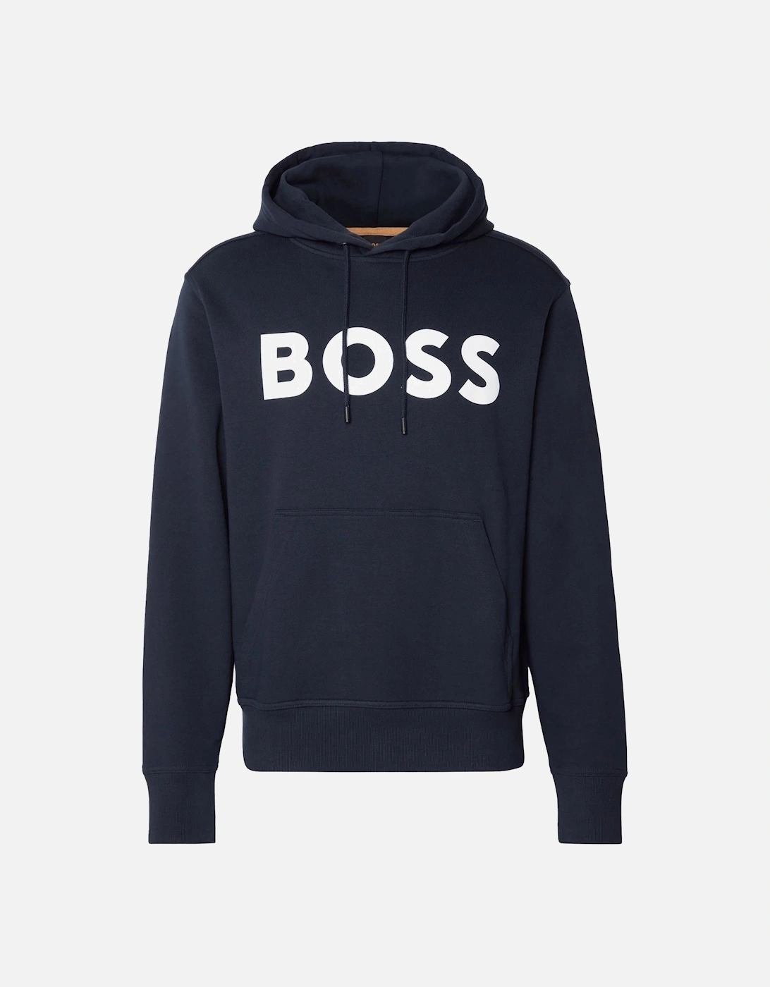 BOSS Logo Print Webasic Hoodie Dark Blue, 5 of 4