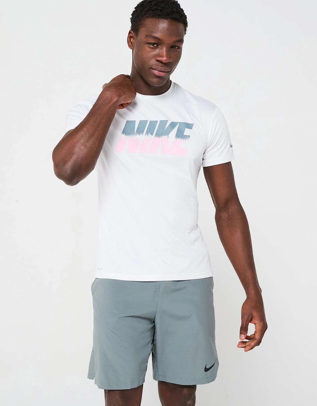 Mens Ocean Merge Short Sleeve Hydroguard T Shirt - White, 2 of 1