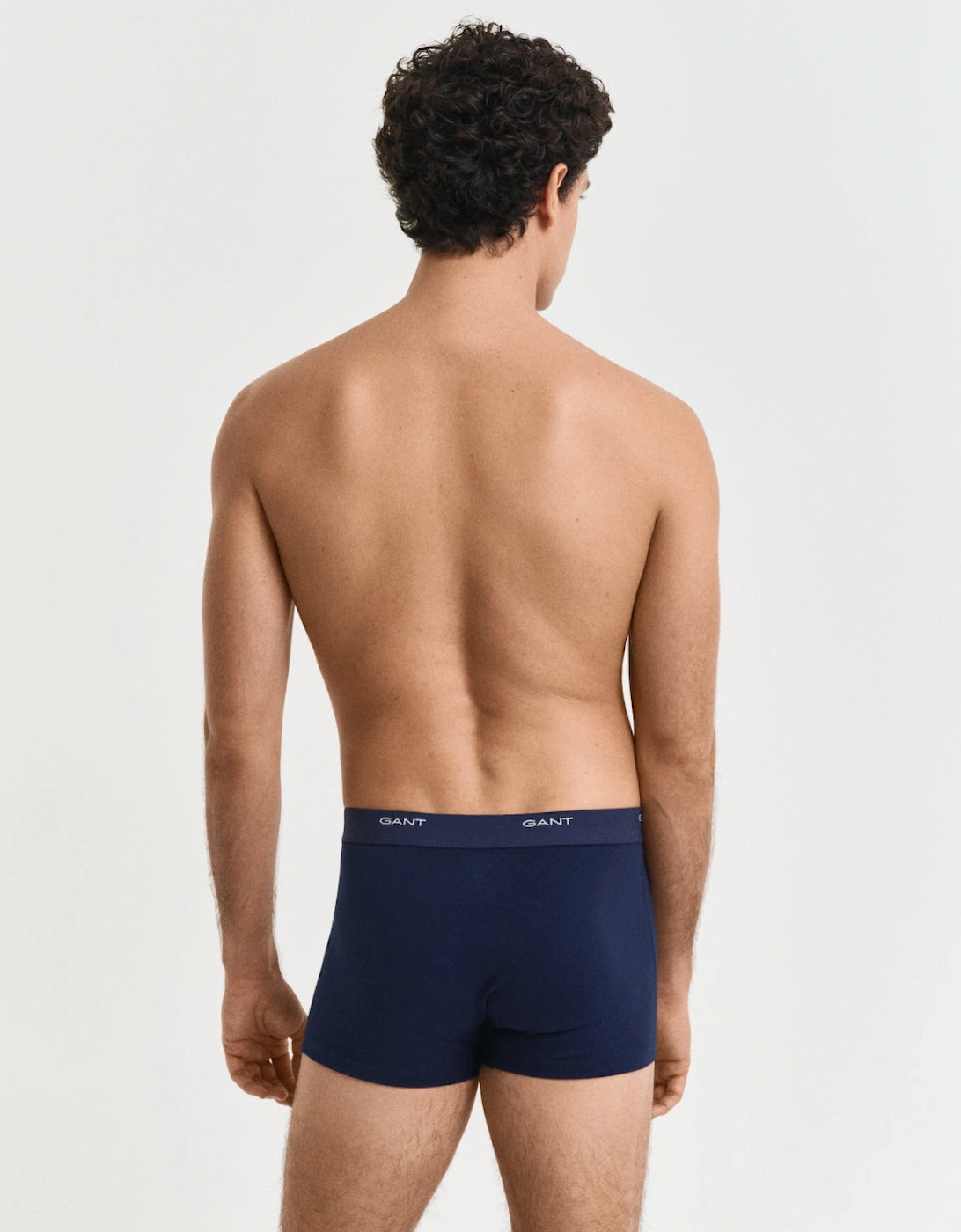 3-Pack Regular Waist, Core Boxer Trunks, Marine