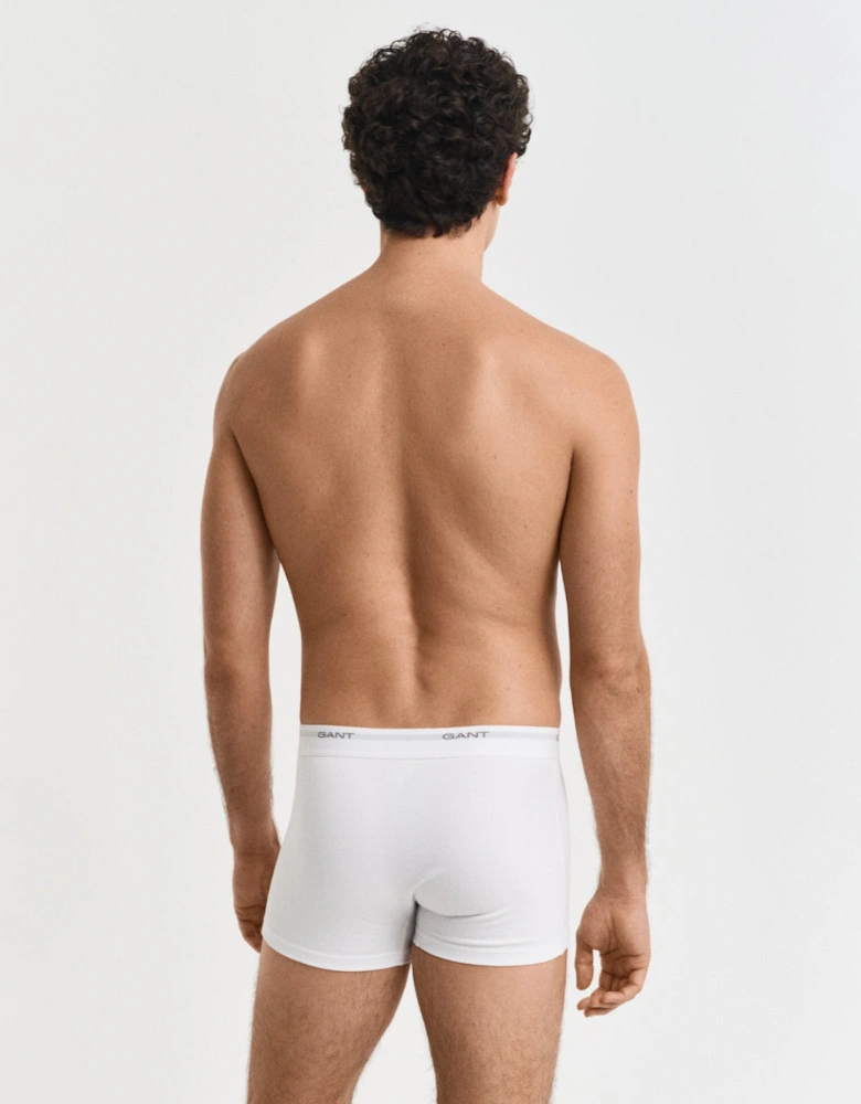 3-Pack Core Boxer Trunks, White