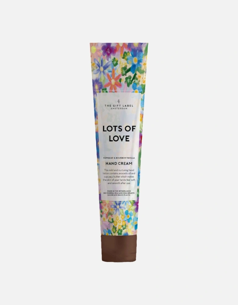 The Gift Label Hand Cream Tube - Lots Of Love - 40Ml