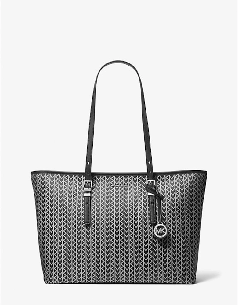 Quinn Large MK2000 Logo Jacquard Tote Bag