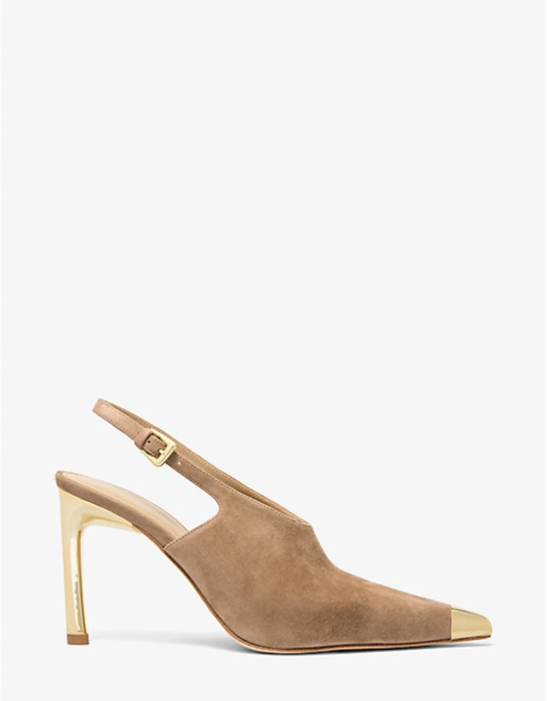 Kasia Suede Slingback Pump