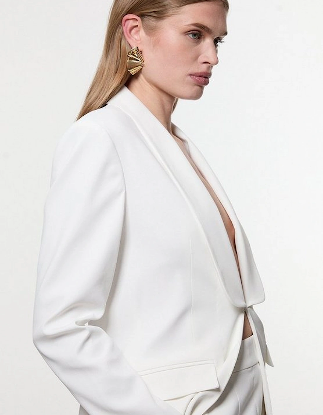 Exaggerated Gild Stud Earrings, 5 of 4