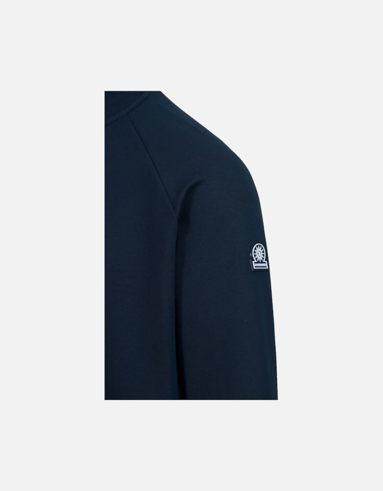 Interlock Quarter Zip Navy