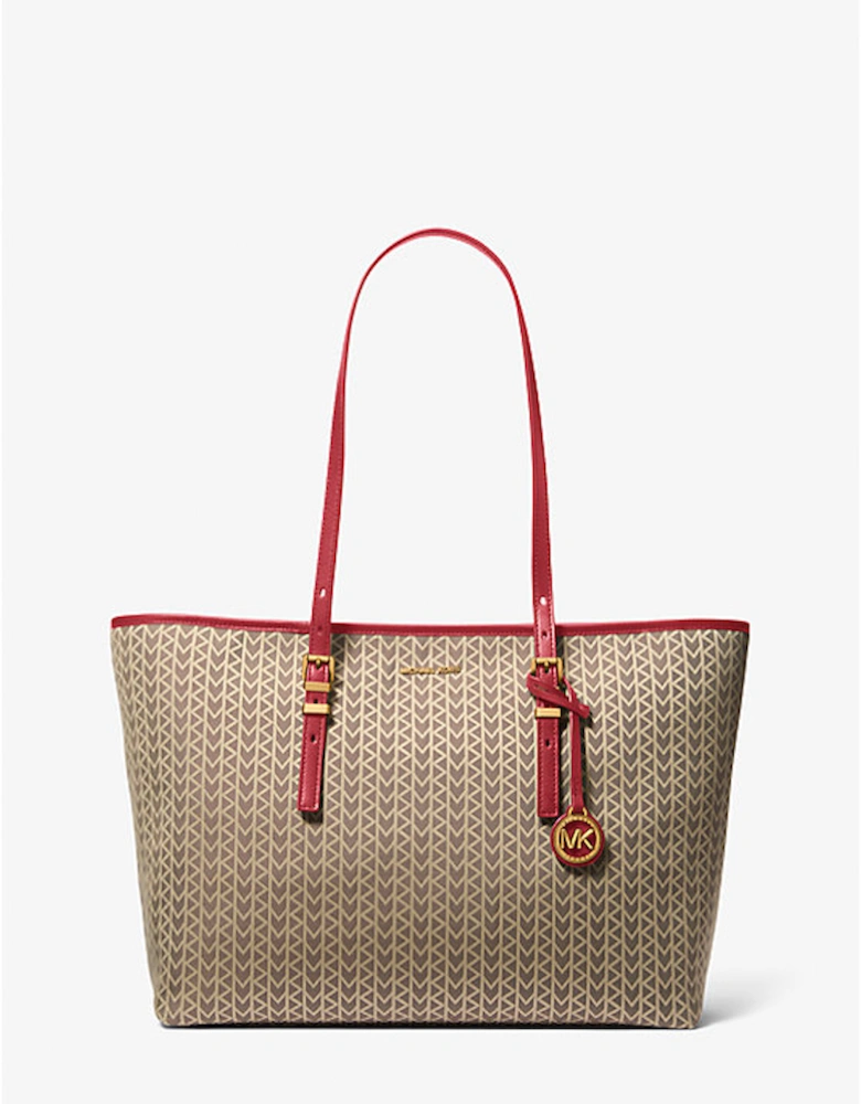 Quinn Large MK2000 Logo Jacquard Tote Bag
