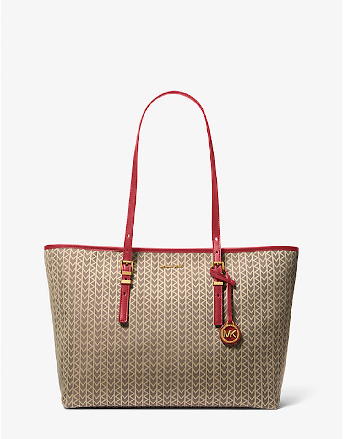 Quinn Large MK2000 Logo Jacquard Tote Bag, 2 of 1