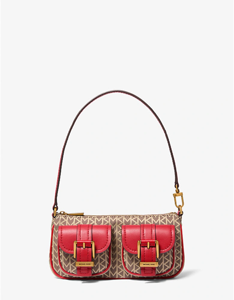 Zoe Small MK2000 Logo Jacquard Pochette