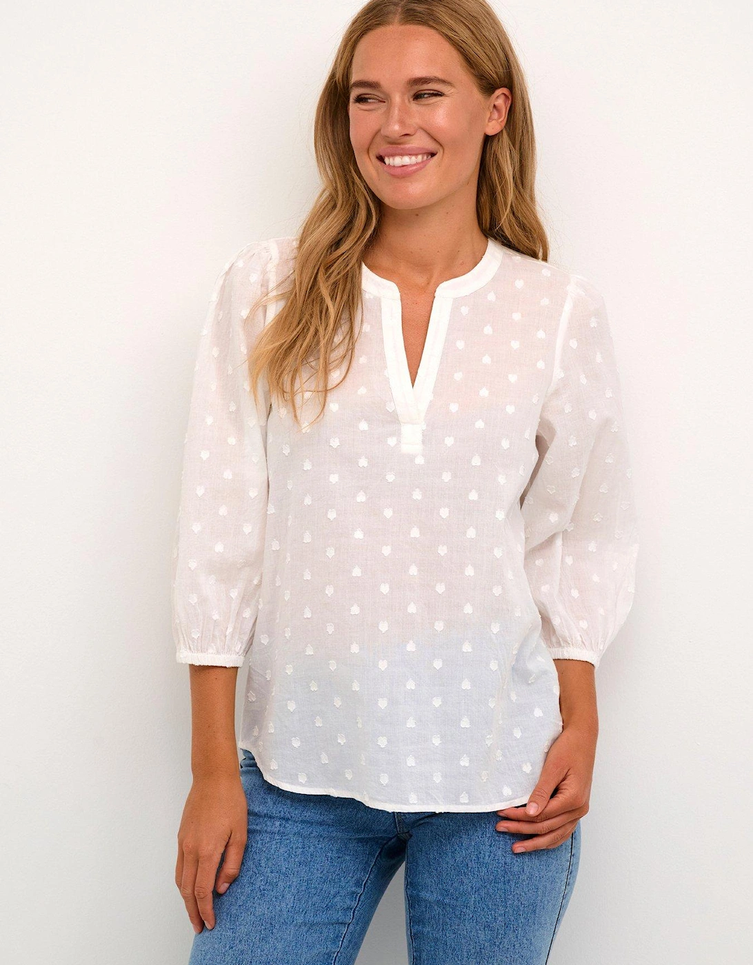 Jollia Blouse - White, 2 of 1