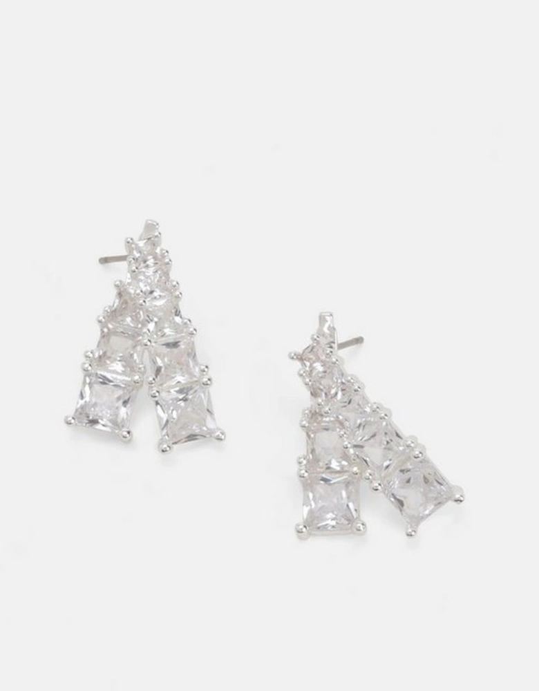 Diamante Detail Stud Earrings