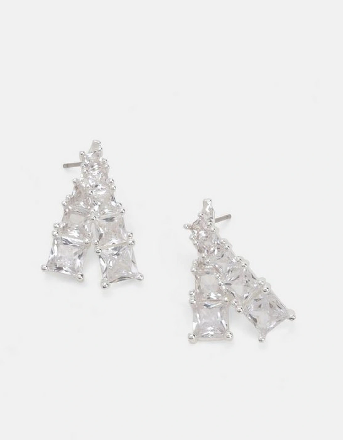 Diamante Detail Stud Earrings